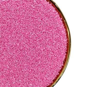 NIPEOR Pink Sanding Sugar, Edible Sugar Sprinkles 130g/4.6oz,Crystals for Cake, Cupcake, Cookie & Dessert Decorating, Ice Cream 
