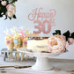 Lingteer Happy 30Th Birthday Cake Topper - Cheers To 30Th Birthday Thirty Years Old Birthday Party Cake Decorations Sign.