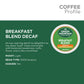 Green Mountain Coffee Roasters Keurig Single-Serve K-Cup Pods, Breakfast Blend Decaf Light Roast Coffee, 12 Count (Pack of 1)