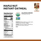 Organic Instant Oatmeal, Maple Nut, 8 Packets, 14 Oz (400 G), Nature'S Path