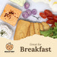 Snacktery Roasted Garlic Melba Toast - Thin and Crispy Melba Toast Crackers - Garlic Toast for Dips, Spreads, Salads - 7 Oz
