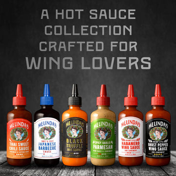 Melindas Craft Wing Sauce Gift Set - 6 Flavors, 12 oz Each, 6 Pack