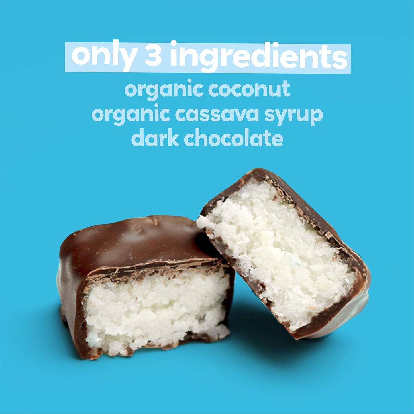 Unreal Dark Chocolate Coconut Bars | Certified Vegan, Gluten Free, Fair Trade, Non-Gmo | No Sugar Alcohols Or Soy 1.3 Oz (Pack O