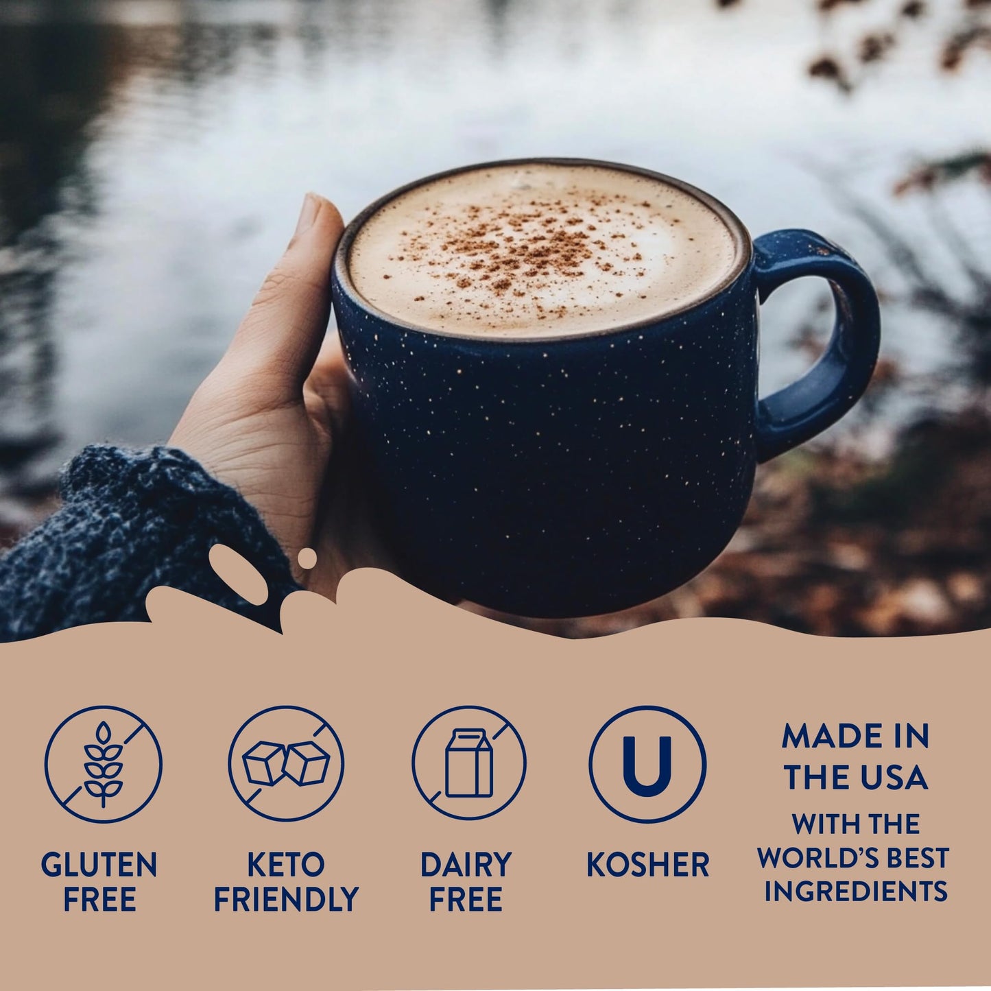 Jordan'S Skinny Syrups Sugar Free Coffee Syrup, Brown Sugar Cinnamon Flavor Drink Mix, Zero Calorie Flavoring For Latte, Protein