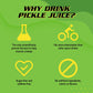 Pickle Juice Sports Drink - Extra Strength Electrolyte, 1 Gallon, Transparent, Relieves Cramps, Bulk Size