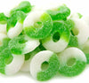 FirstChoiceCandy Gummy Rings (Green Apple, 2 Pound (Pack of 1))