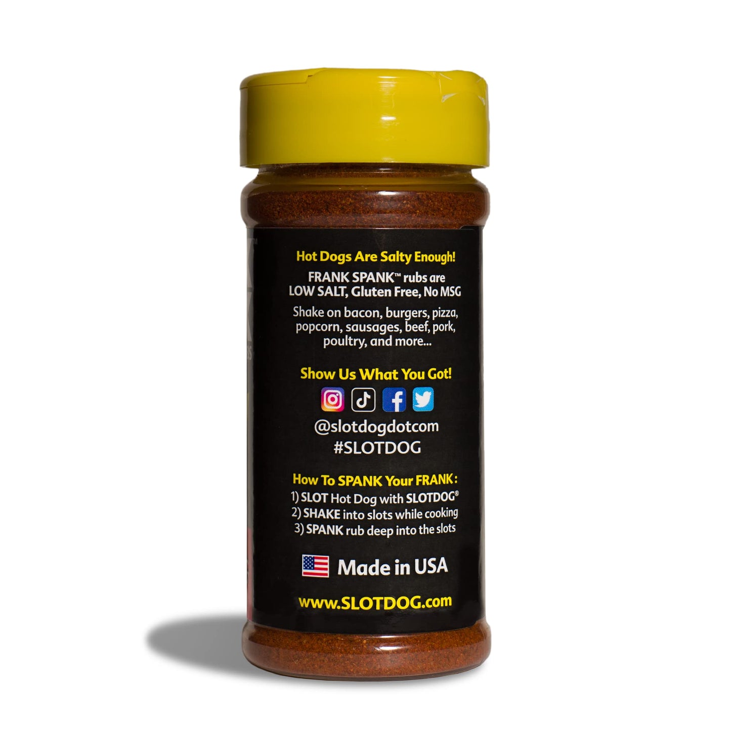SLOTDOG BBQ Hot Dog Rub - FRANK SPANK - WOODY - 5 Ounce (Pack of 1)