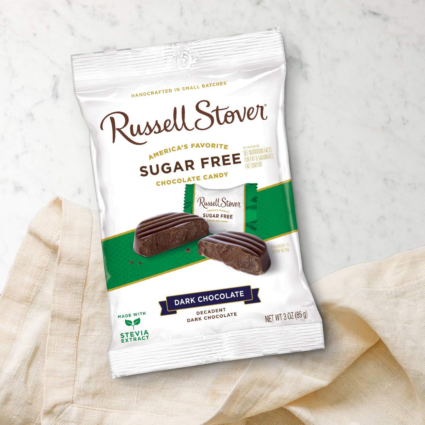 Sugar Free Dark Chocolate Medallions, 3 Oz. Bag(Pack Of 4)