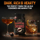 Cocktail Amarena Cherries In Syrup, 10Oz (30+ Count) - Enhanced Spirit-Inspired Flavor Spirit-Inspired Flavor Cocktail Garnish - Black Cherries For Old Fashioned, Manhattan And Desserts, Made In Usa - Spirit-Inspired Flavor Gifts For Men Dads