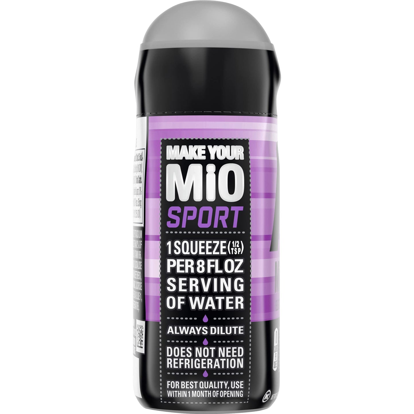 Mio Sport Liquid Water Enhancer, Arctic Grape, 1.62 OZ, (Pack of 5)