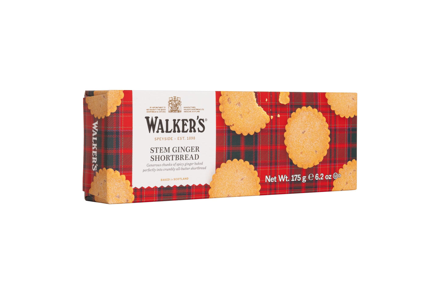 Walkers Shortbread Stem Ginger Shortbread, 62 Ounce Box