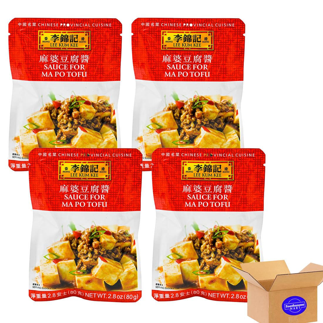 l k k Ma Po Tofu Asian Sauce 2.8oz/80g 4pack