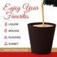 Langs Chocolates Dark Chocolate Shot Glasses, Dairy Free, Gluten Free, 16 Count, Brown