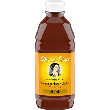 DIANA Sauce, Honey Garlic, 1ct, 500ml /16.9 oz {Imported from Canada}