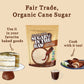 Sugar In The Raw Organic Granulated White Premium Cane Sugar, No Erythritol, Pure Natural Sweetener, Hot & Cold Drinks, Coffee,
