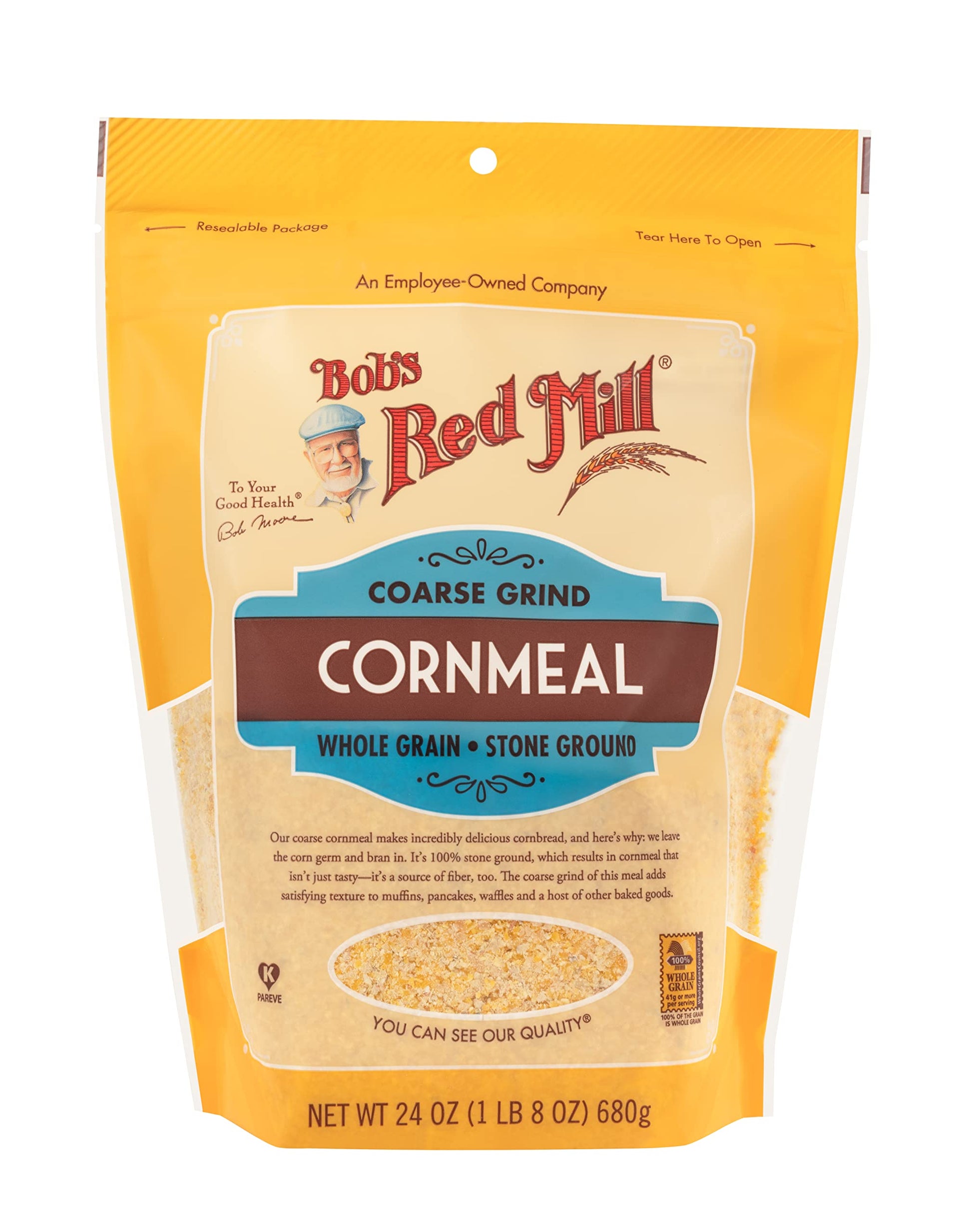 Bobs Red Mill Coarse Grind Cornmeal, 24 Oz