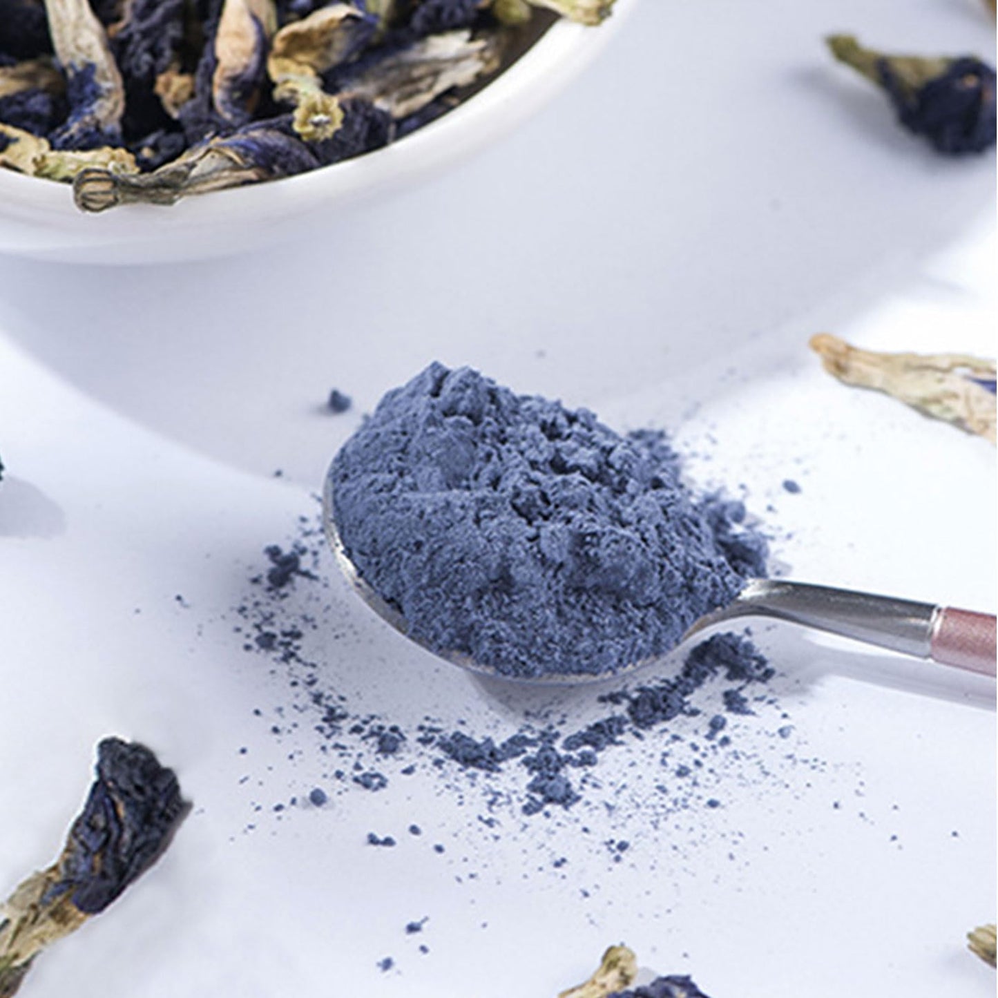 SXETBEAN Butterfly Pea Flower Powder, 3.5oz Blue Food Coloring for Cocktails, Smoothies, Baking