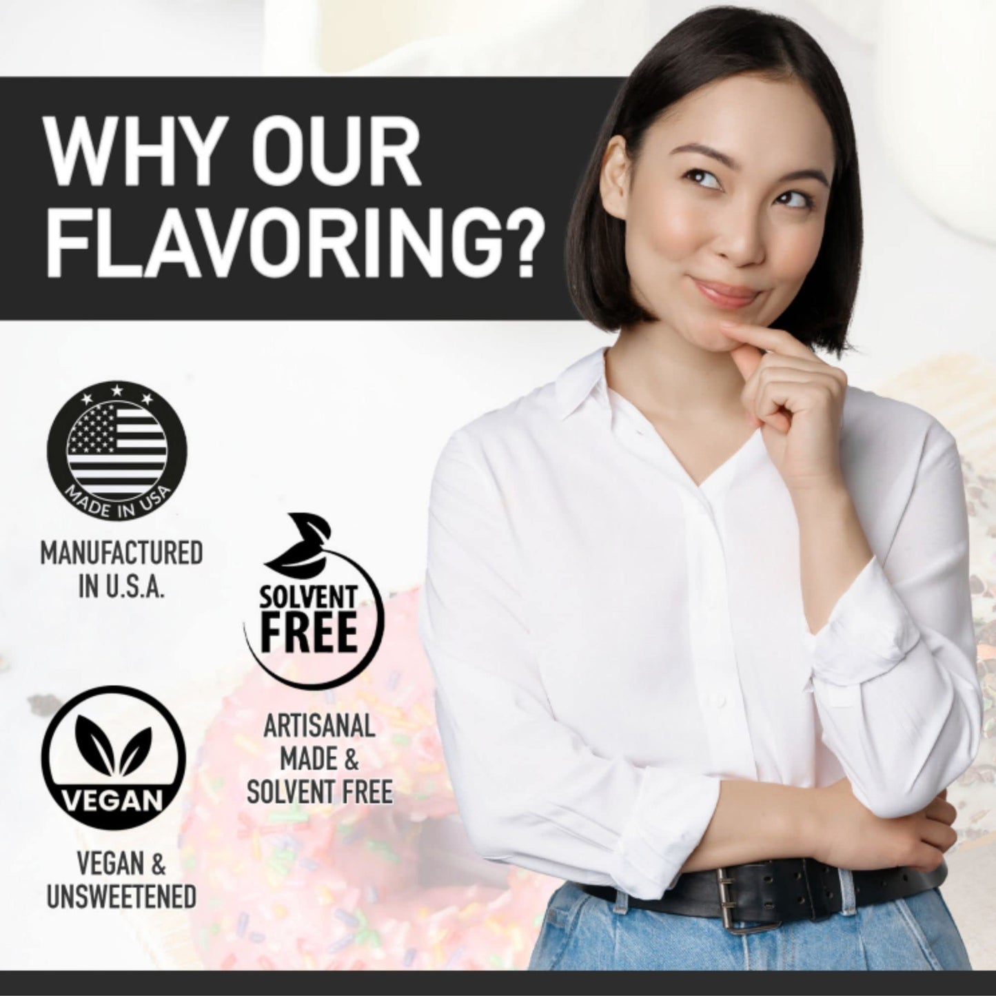 Dolce Flav Root malt-inspired Extract - Oil-Soluble, Sugar-Free Flavoring for Baking & Desserts - 8 Oz.