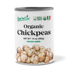 Food to Live Organic Canned Chickpeas, 14 oz (Pack of 1) - Unsalted Non-GMO Garbanzo Beans. Vegan. Good Source of Fiber and Prot