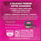 beaniac Organic Bean Me Up Medium Roast Coffee K Cup Pods, 30 Compostable Pods, Rainforest Alliance Certified
