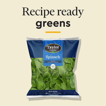 Taylor Farms Spinach, 9 oz Bag