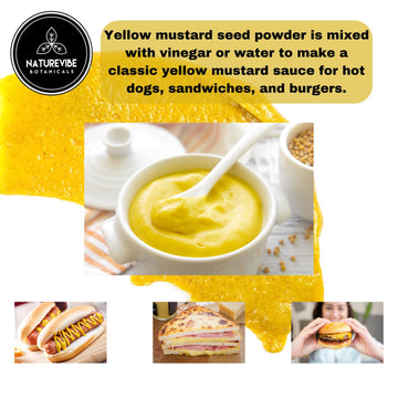 Yellow Mustard Seed Powder By Naturevibe Botanicals 5Lb | 100% Pure Yellow Mustard Grounded | Adds Flavor | Bulk Bag (80 Ounces)