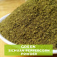 Premium Szechuan Green Peppercorns Powder 1.08, A Mouth-Numbing Spice, Green Sichuan Peppers For Kung Pao Chicken, Mapo Tofu, And Chinese Cuisine