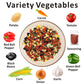 Yimi Dehydrated Freeze Dried Vegetables Mix, Homemade In Minutes Black Beans Tortilla Soup, Dry Veggie Flakes With Spicy Seasoni