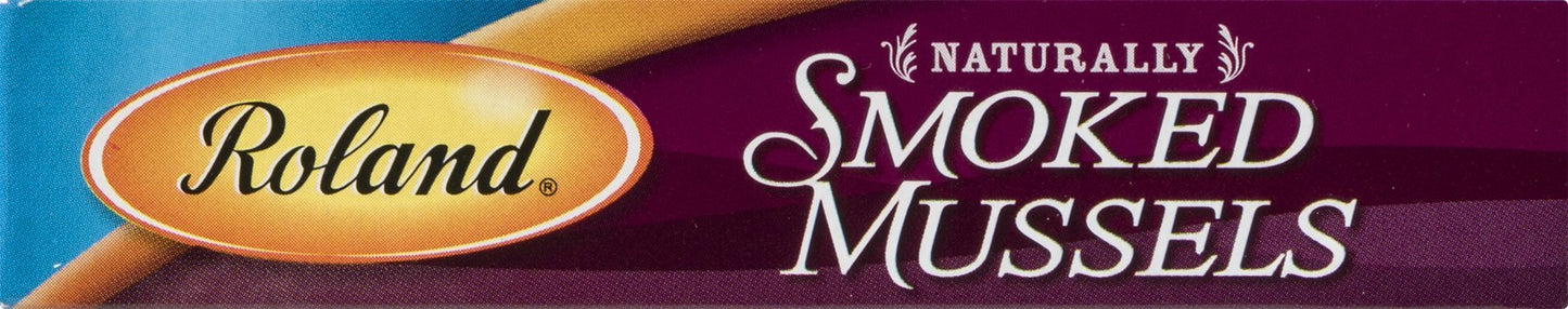 Roland Smoked Mussels, 3 oz, Pack of 10, Model 24004