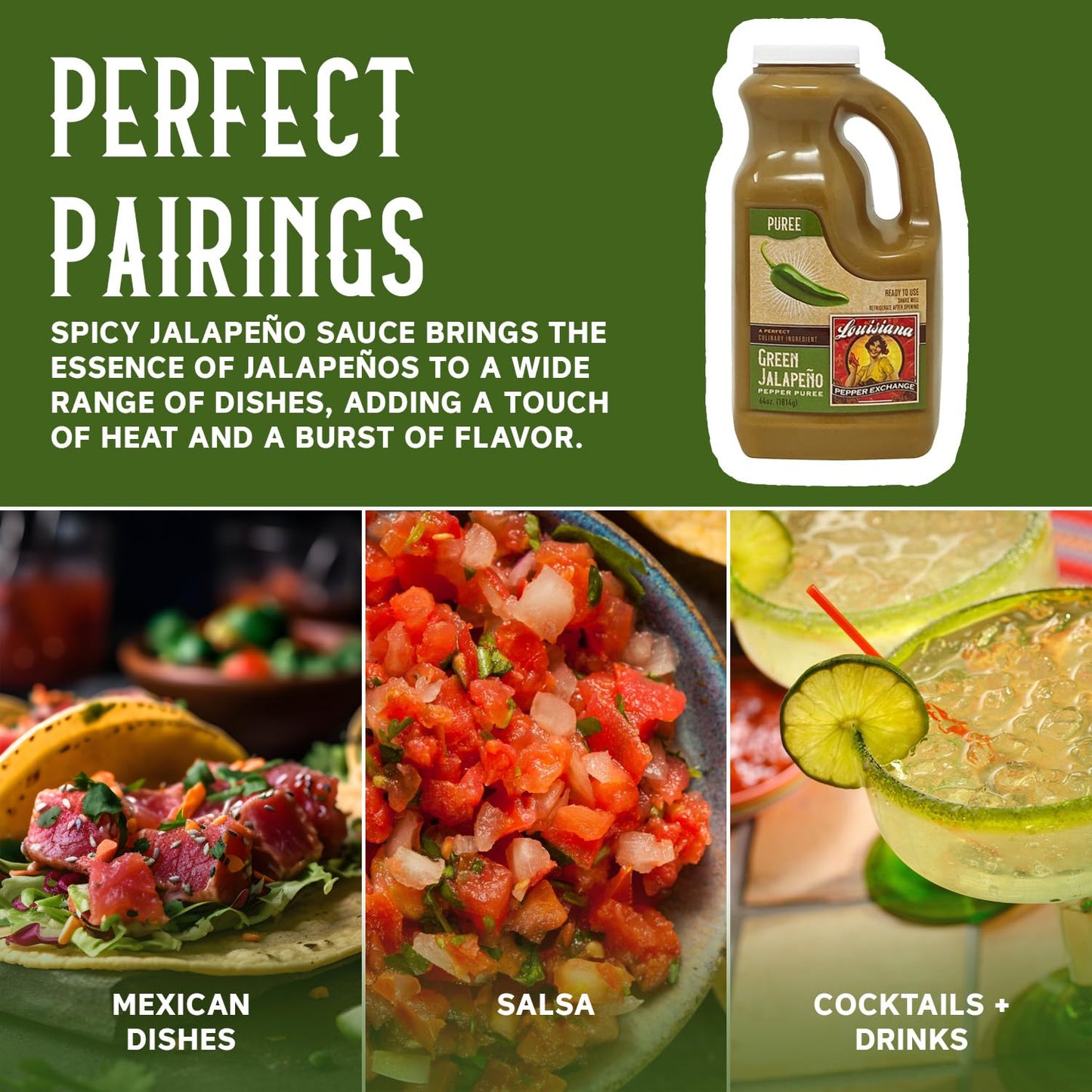 Green Jalapeo Pepper - Louisiana Pepper Exchange - Fresh Pepper Replacement. Save Time And Money In The Kitchen, No More Food Wa