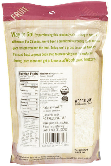 Woodstock Coconut Shredded Org