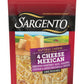 Sargento Natural 4 Cheese Mexican Shredded Cheese, Fine Cut, 16 oz