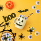 Halloween Peanut Butter Spooky Eye Balls, Trick-Or-Treat Party Bag Fillers, Individually Wrapped in Multi-color Eye Design Foils