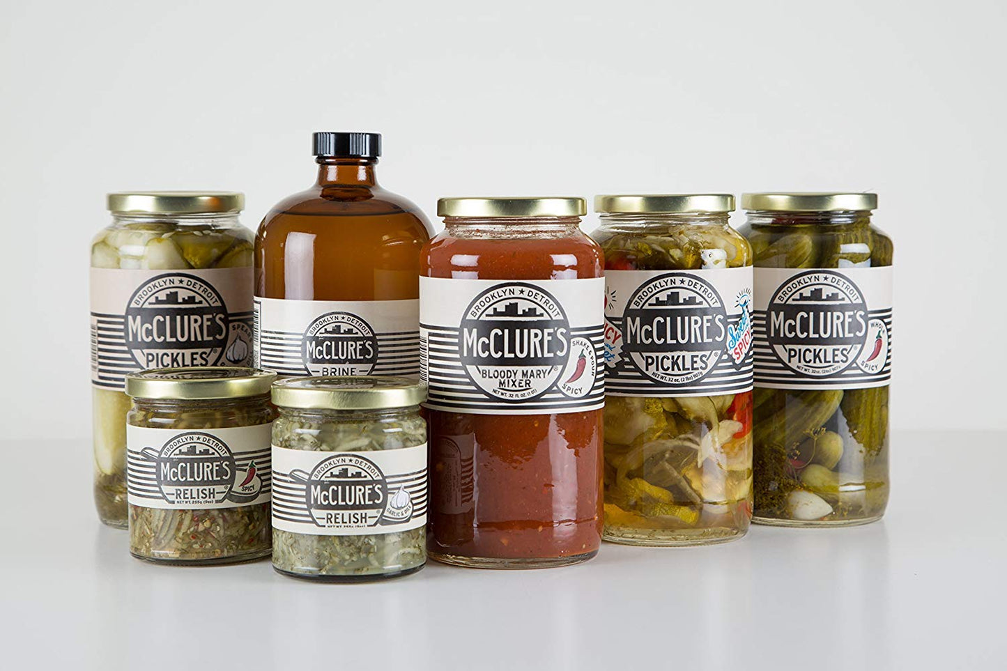 Mcclure'S Pickles Mcclure?S Sweet And Spicy Pickles (Chip Cut) - 32 Oz, Green