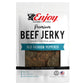 Enjoy Beef Jerky Old Fashion Peppered | 12 Oz (Pack Of 1) | Traditional Style | Usa Made | High Protein | Low Fat | Zero Trans F