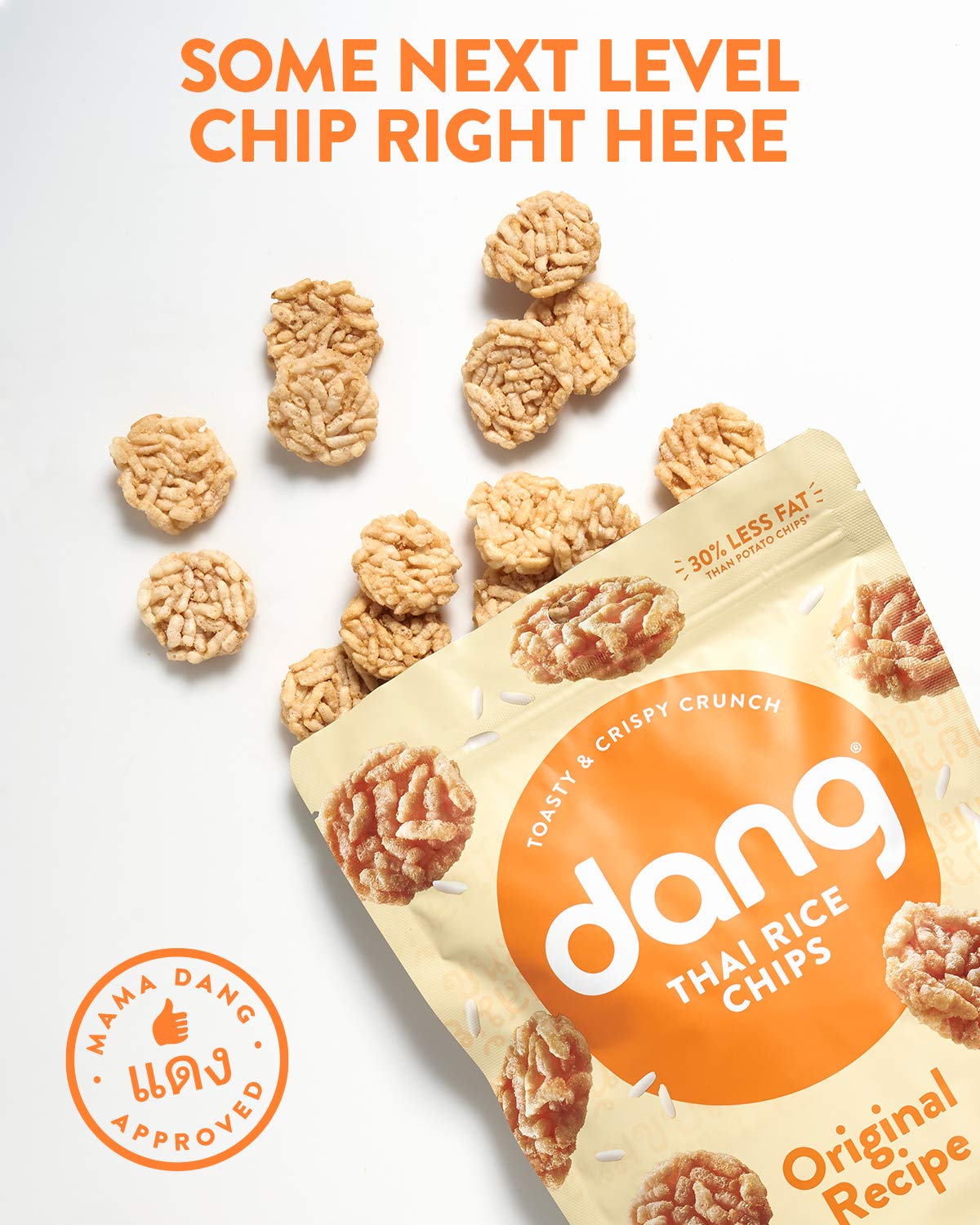 DANG Rice Chips, Gluten Free & Soy Free, Healthy Snacks, 3.5 Ounce (Pack of 6)