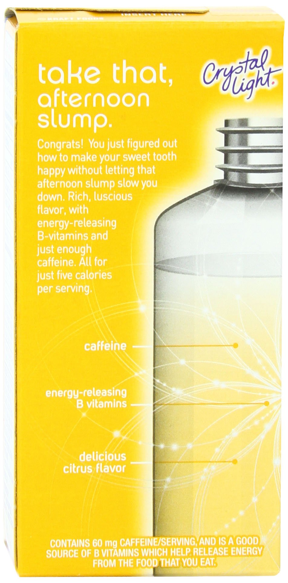 Crystal Light On The Go Energy Citrus, 10 Count (Pack Of 12) - Packaging May Vary