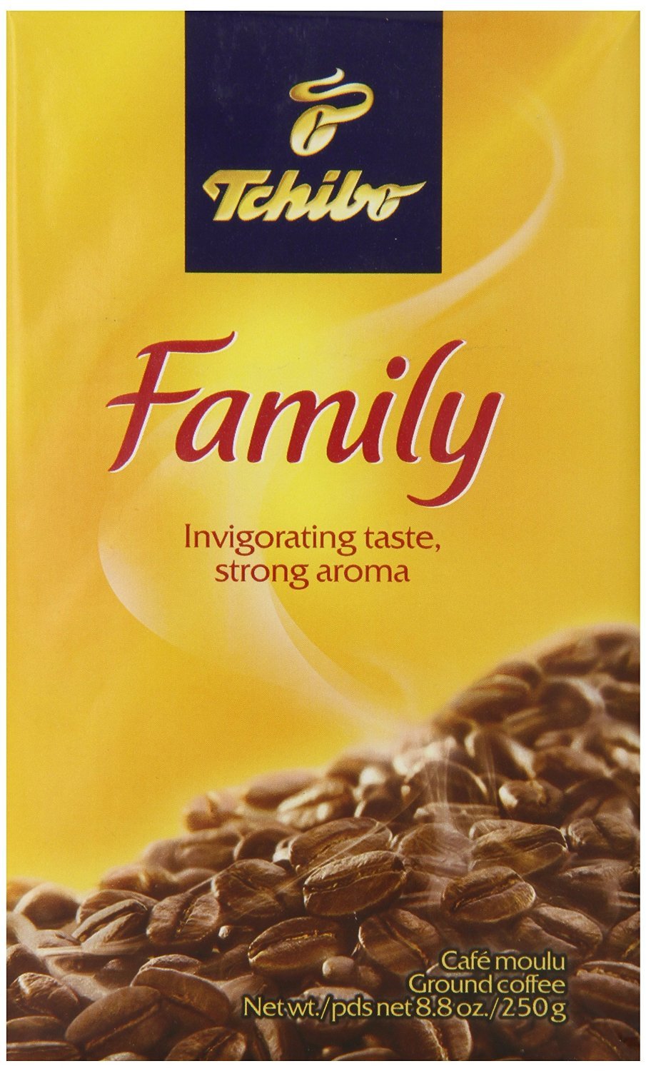 Tchibo Family Ground Coffee 8.8Oz / 250G Each (Pack Of 4)