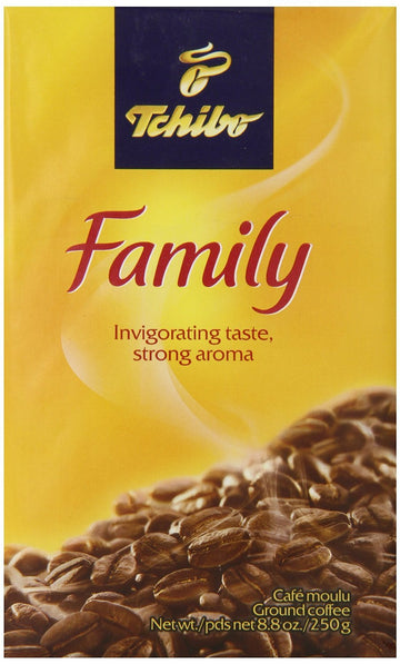 Tchibo Family Ground Coffee 8.8Oz / 250G Each (Pack Of 4)