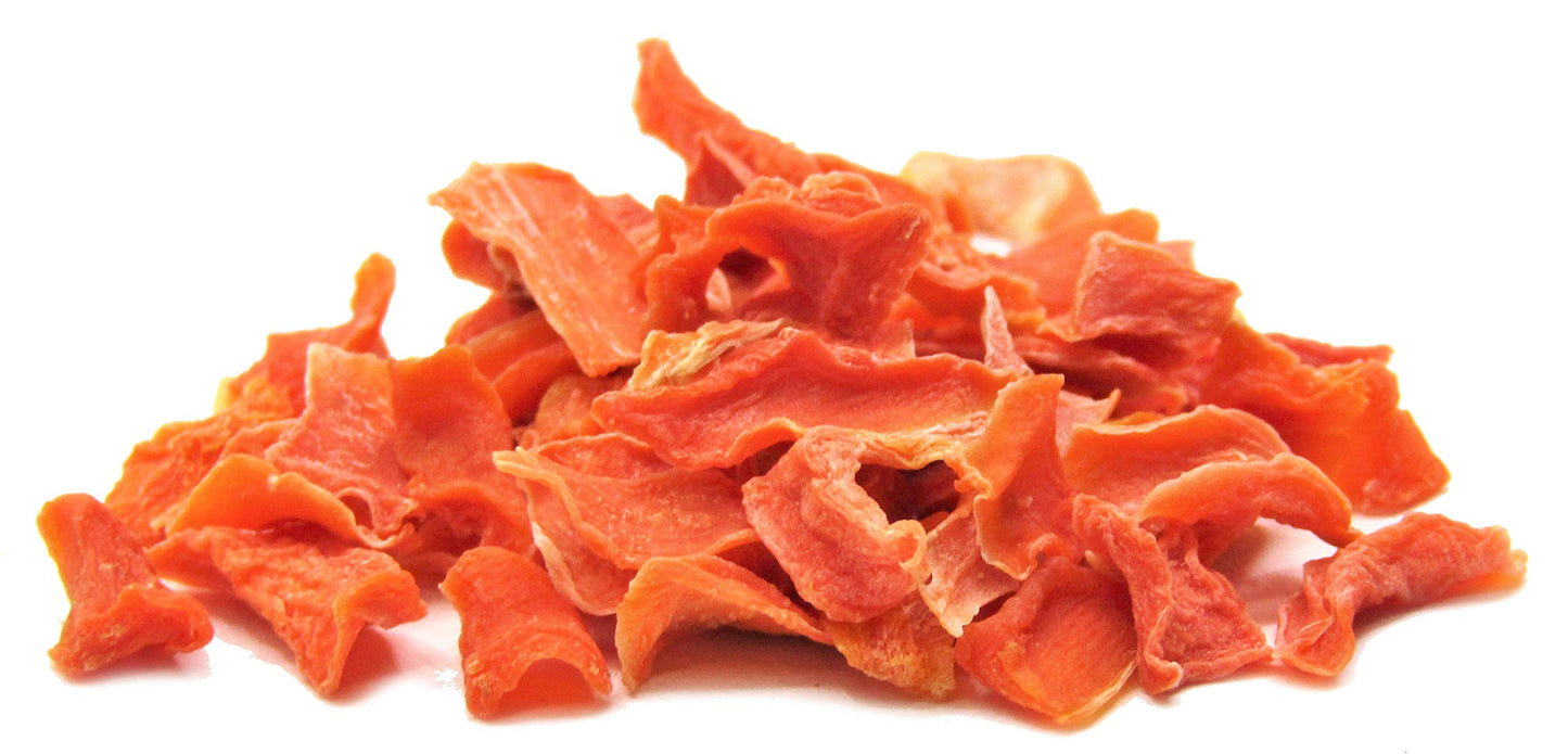 Dried Carrots By Its Delish, Large Reusable Container Of Dehydrated Carrot Dices For Soup Vegetables, Food Supply And Camping
