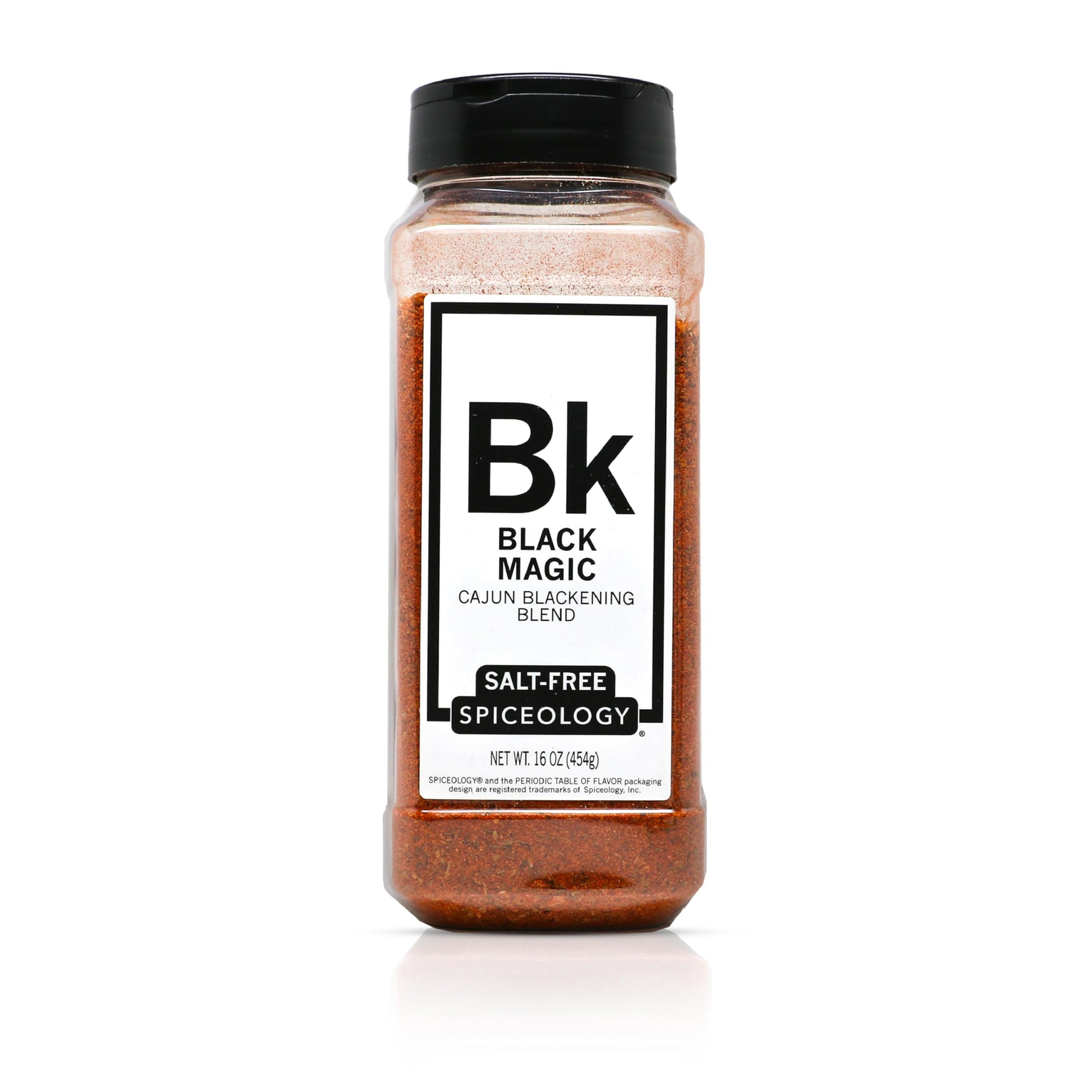 Spiceology - Black Magic - Cajun Blackening Spice Blend - Salt-Free - Spicy Creole Dry Rub and Seasoning - Use On: Beef, Chicken