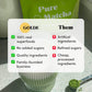 Golde Pure Matcha Powder | Ceremonial Grade Matcha Powder| Green Tea Superfood, Gluten Free, Vegan, Sugar-Free | 100G Pouch