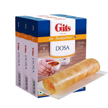 Comlinks Llc Gits Instant Mix Box - 600Gm (Pack Of 3 X 200Gm) | Ready To Cook Indian Breakfast/Lunch/Dinner/Snack Meal | No Arti