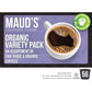 Maud s Organic Coffee Pods Variety Pack, 56 ct, 8 Assorted Flavors, Recyclable Single Serve Pods - 100% Arabica Coffee, Compati