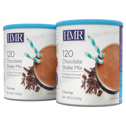 HMR 120 Classic Shake Meal Replacement Powder | Chocolate Shake Mix to Support Healthy Weight Loss | 12g of Protein | Nutritiona