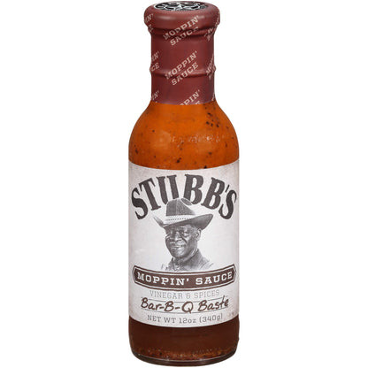 Stubb s Moppin  Sauce BBQ Baste, 12 oz (Pack of 4)