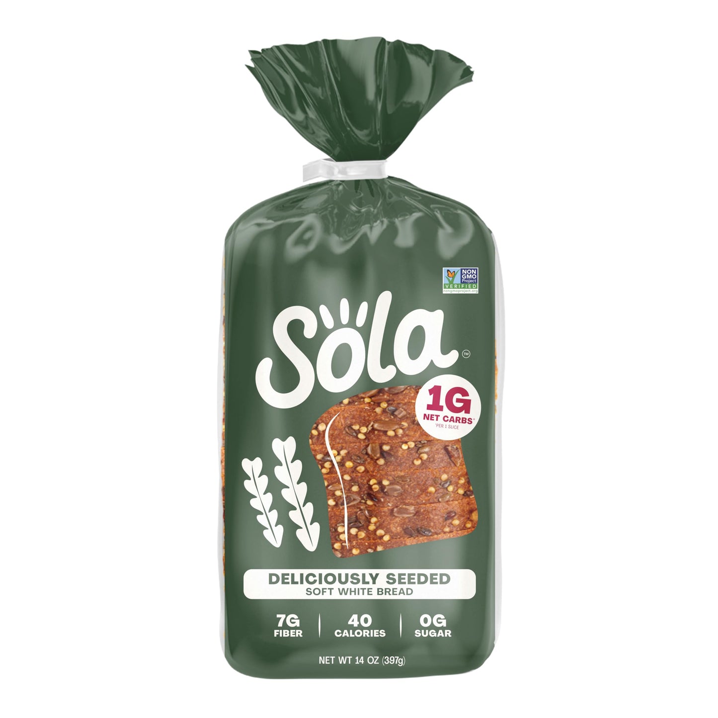 The Sola Company Deliciously Seeded Bread, 14 OZ