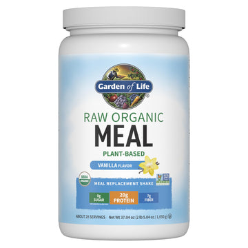 Garden of Life Vegan Protein Powder - Raw Organic Meal Replacement - 2.32 lb - Vanilla - Model 101866