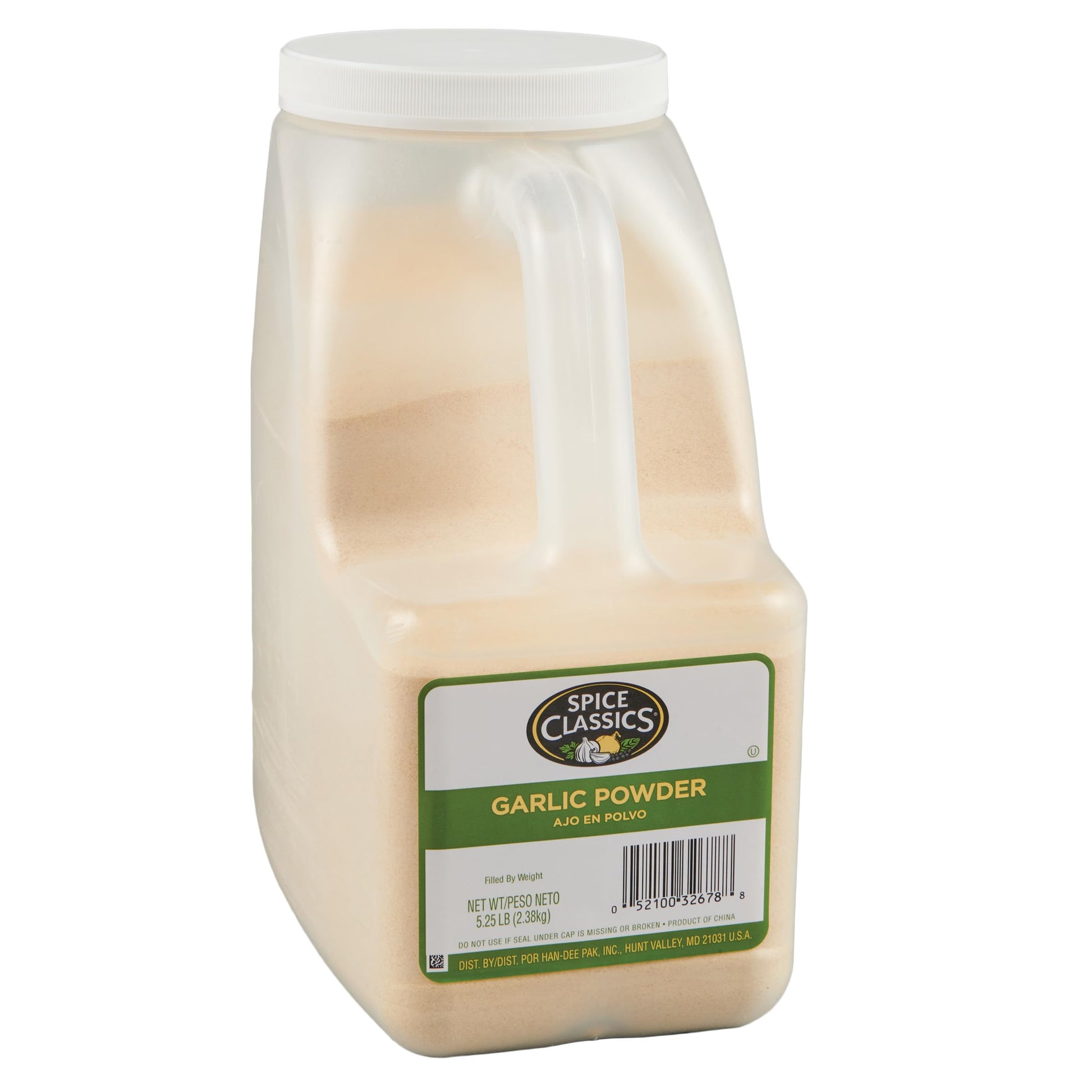 Spice Classics Garlic Powder, 5.25 lb - One 5.25 Pound Container of Bulk Garlic Powder Seasoning, Ideal Substitute for Fresh Gar