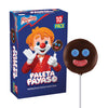 Ricolino Paleta Payaso Marshmallow Lollipops with Chocolate Flavored Coating, 6 Packs, 10 Count Each, Net Weight of 5 Pounds 14.